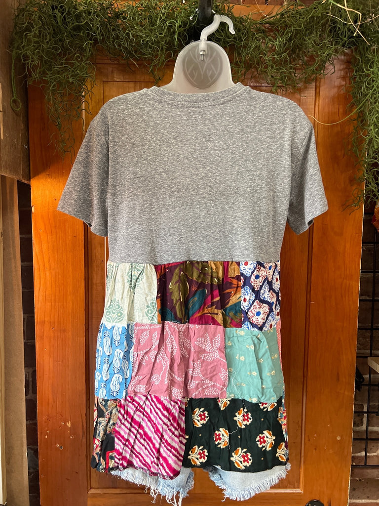 AC/DC Babydoll patchwork tunic – Main Street Threads