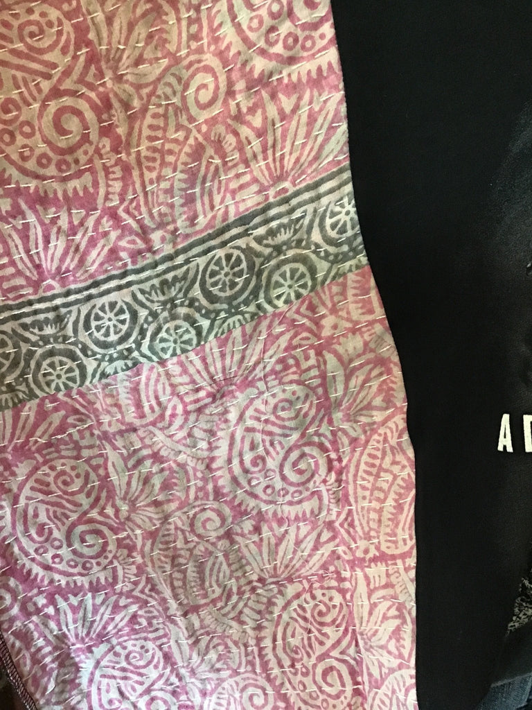 Adam Lambert kantha poncho - Main Street Threads