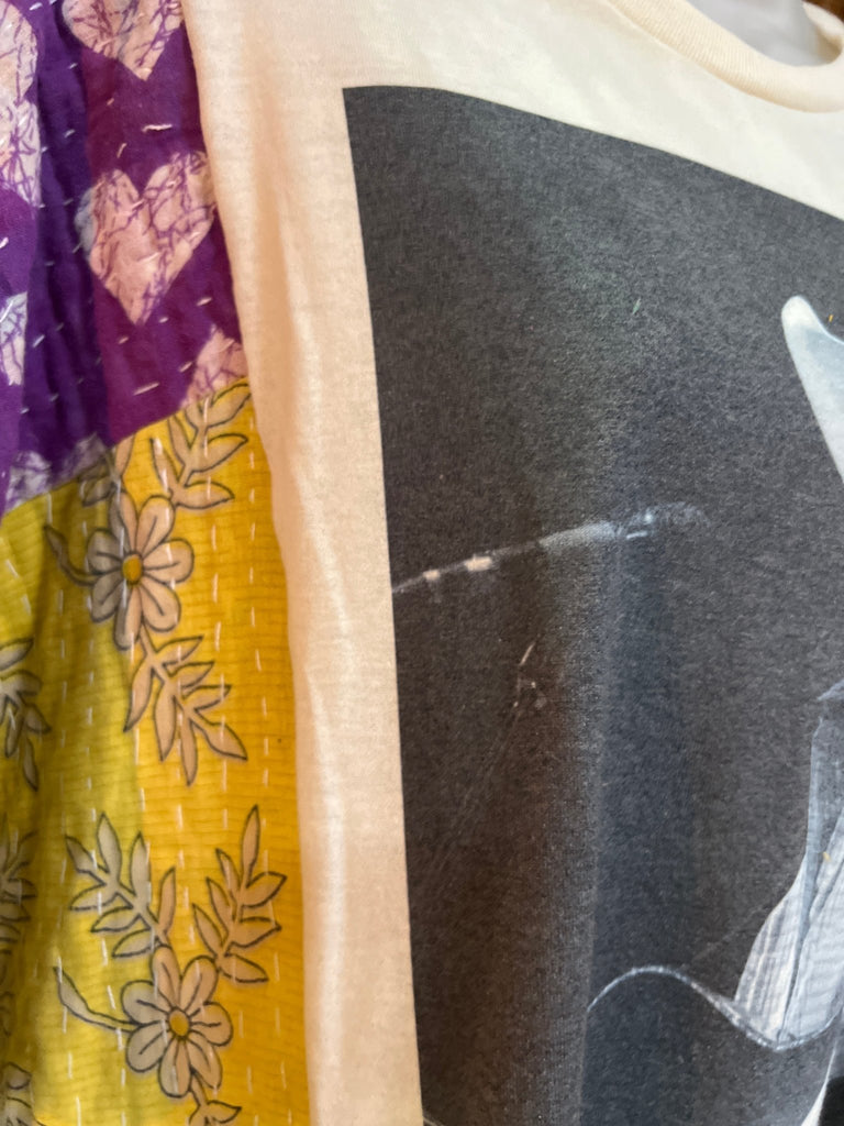 Amarillo Cowboy multi - pattern kantha poncho - Main Street Threads