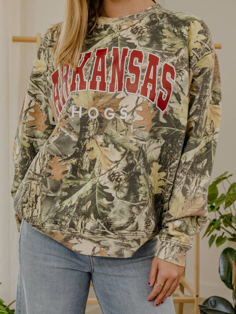 Arkansas Razorbacks Camo Sweatshirt - Main Street Threads