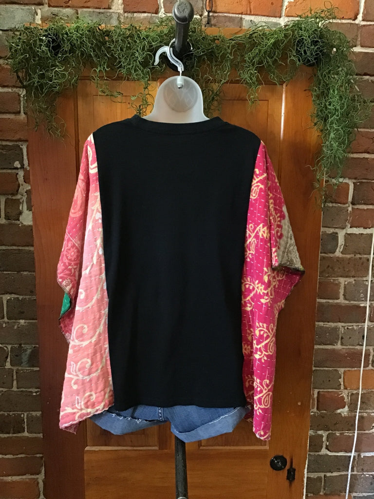 Billie Eilish kantha poncho - Main Street Threads