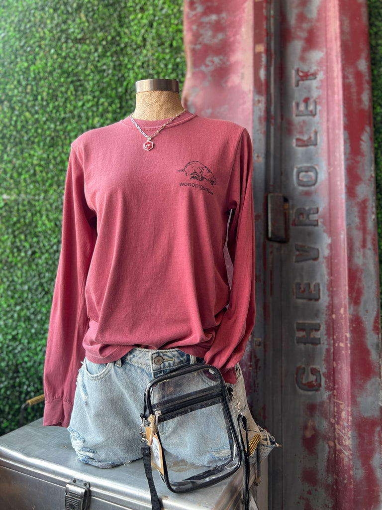 Block multi - logo long sleeve Hogs graphic tee - Main Street Threads