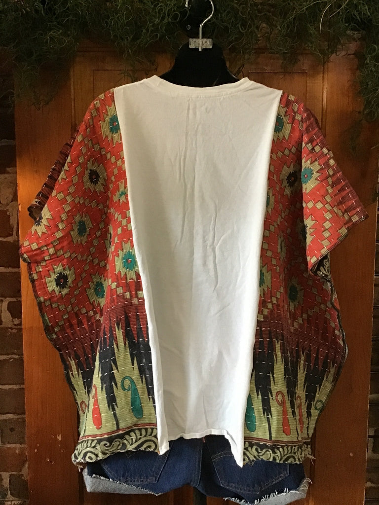 Britney Spears kantha poncho - Main Street Threads