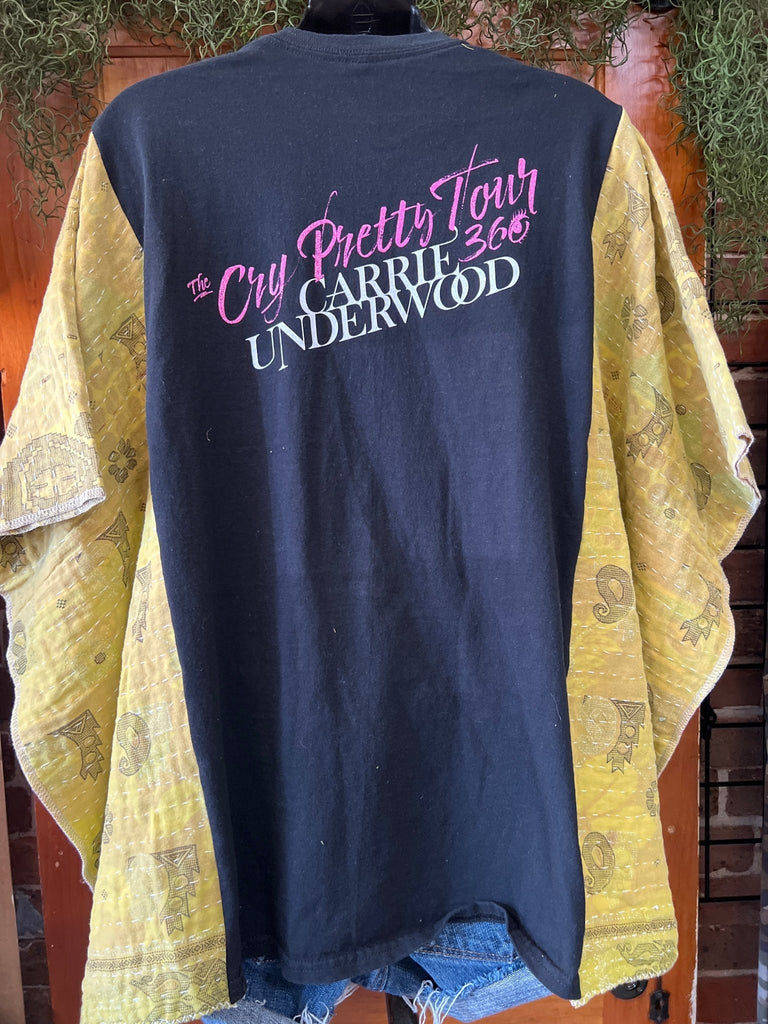 Carrie Underwood "Cry Pretty Tour" kantha poncho - Main Street Threads