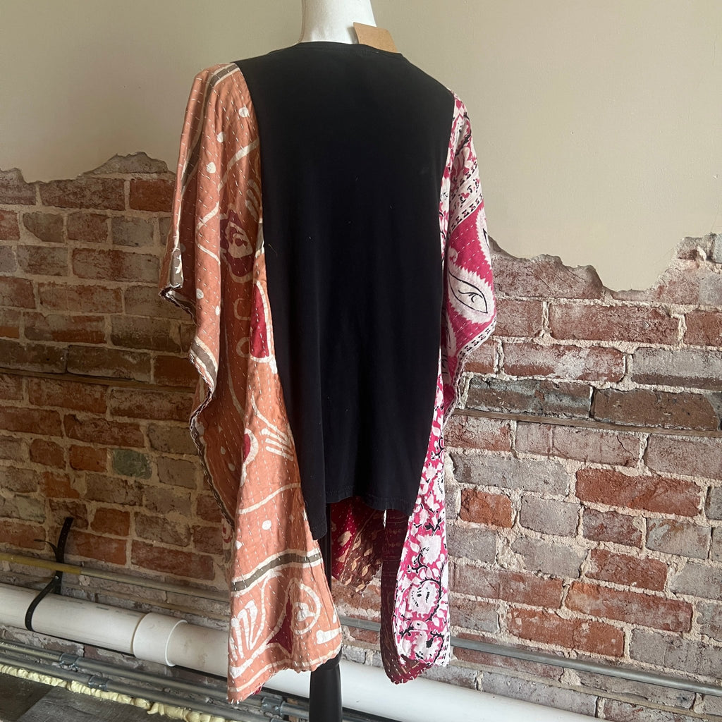 Coldplay Kantha poncho - Main Street Threads