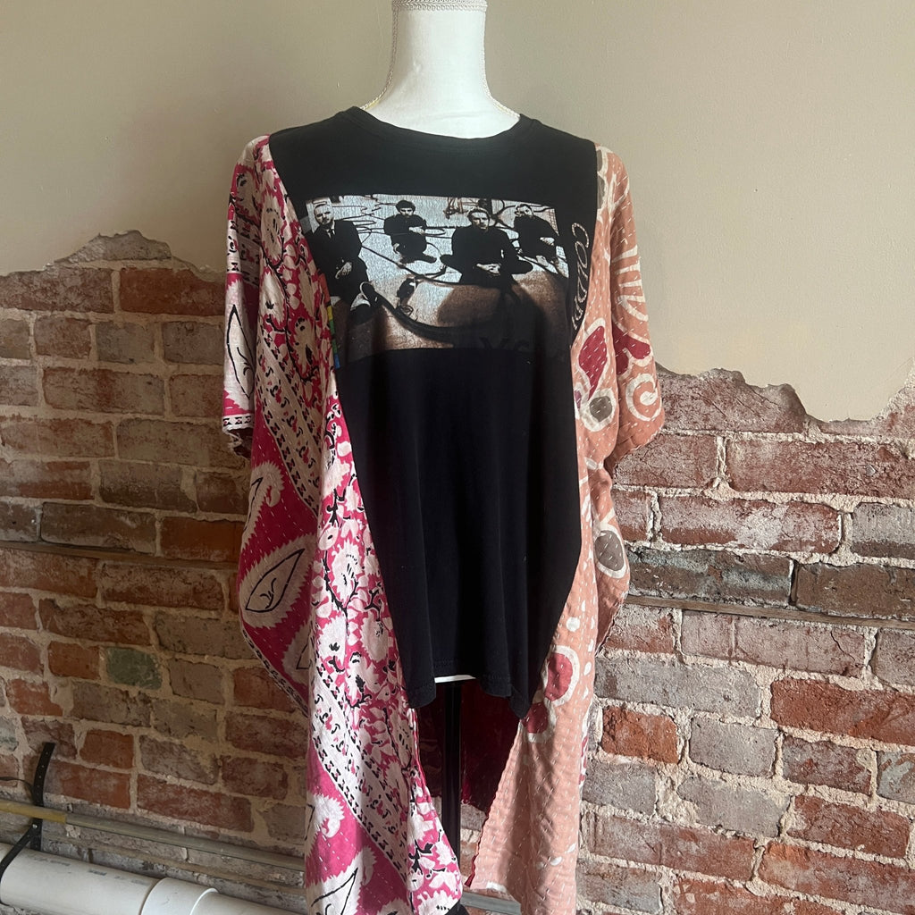 Coldplay Kantha poncho - Main Street Threads