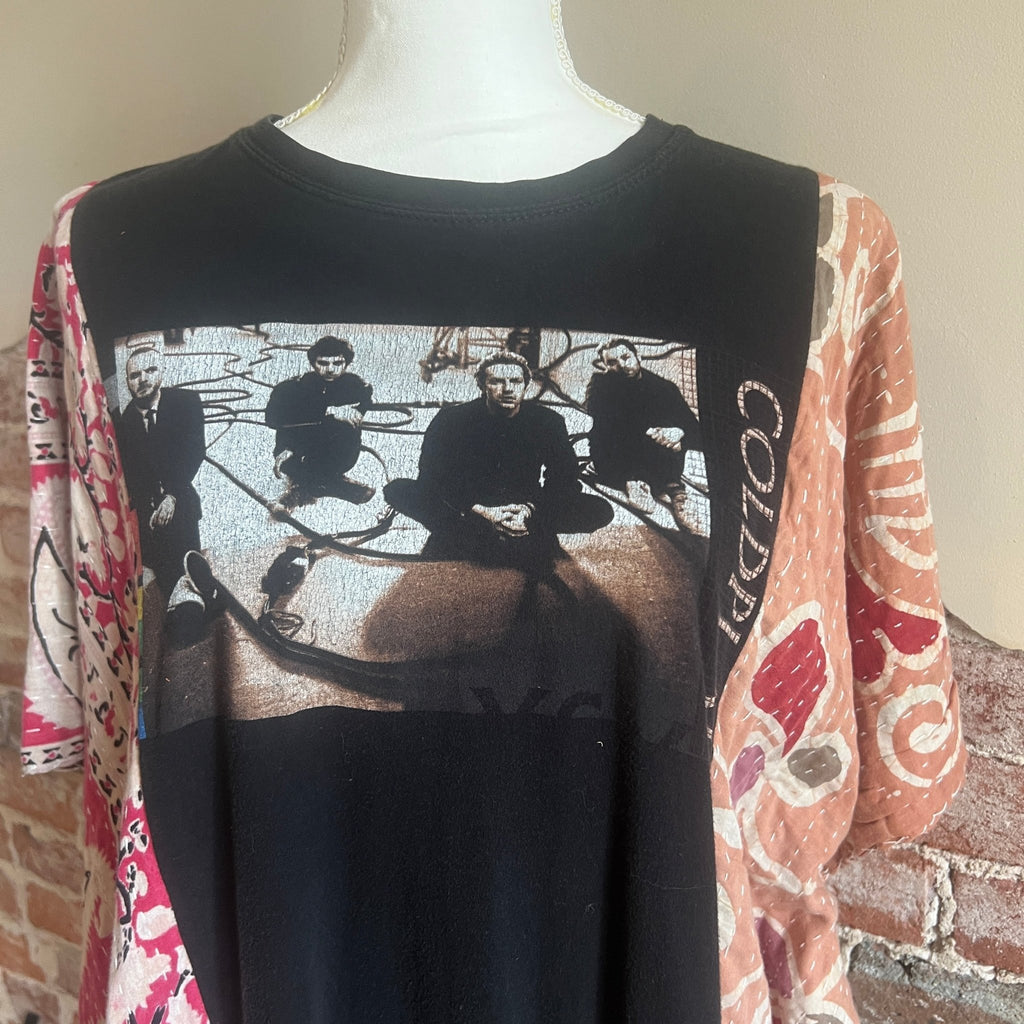 Coldplay Kantha poncho - Main Street Threads