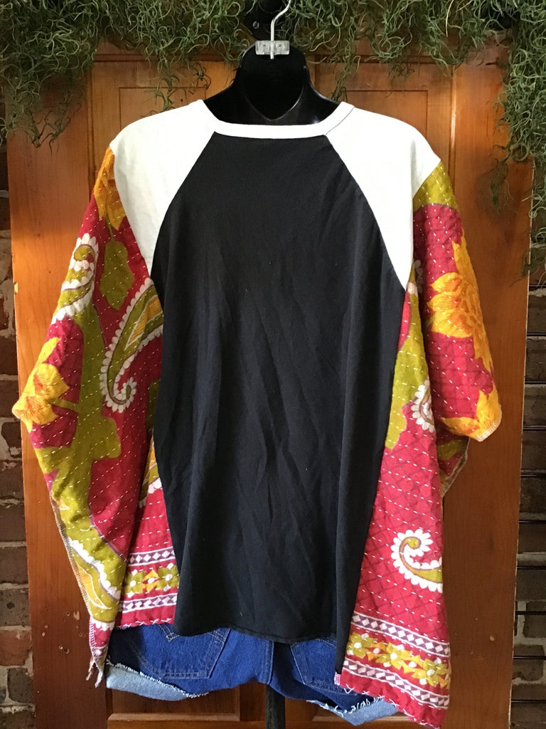 Def Leppard kantha poncho - Main Street Threads