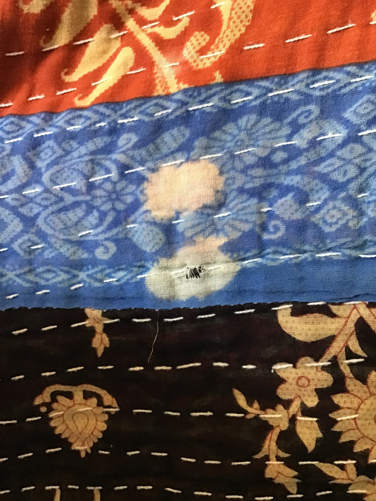 Def Leppard kantha poncho - Main Street Threads