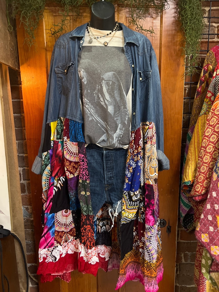 Denim duster kimono/dress - Main Street Threads