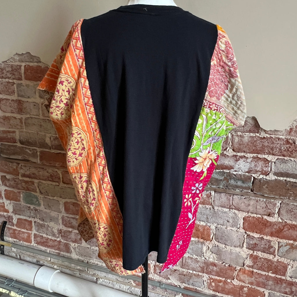 Elton John Kantha poncho - Main Street Threads