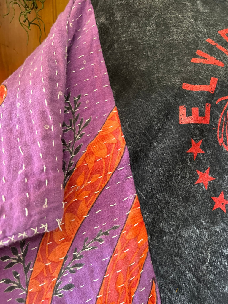 Elvie Shane kantha poncho - Main Street Threads
