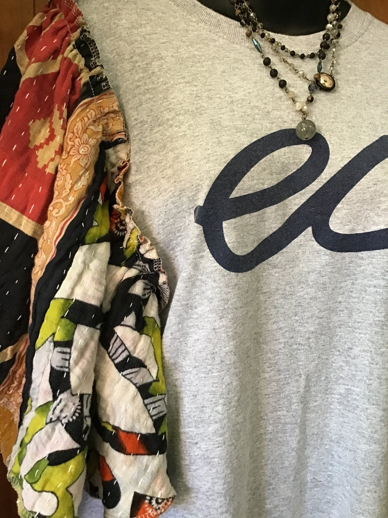 Eric Clapton butterfly sleeves kantha tee - Main Street Threads