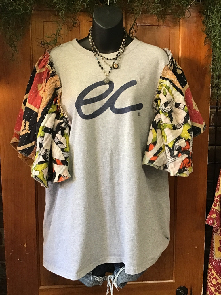 Eric Clapton butterfly sleeves kantha tee - Main Street Threads