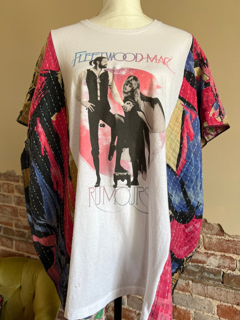 Fleetwood Mac Rumors Kantha poncho - Main Street Threads
