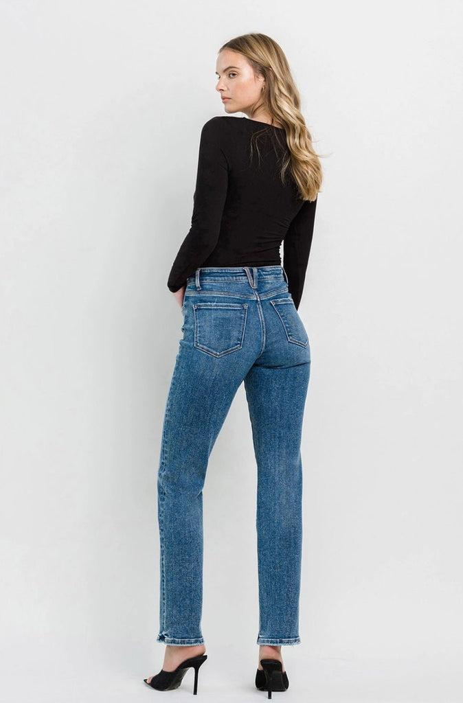 FLYING MONKEY HIGH RISE STRAIGHT JEANS - Main Street Threads