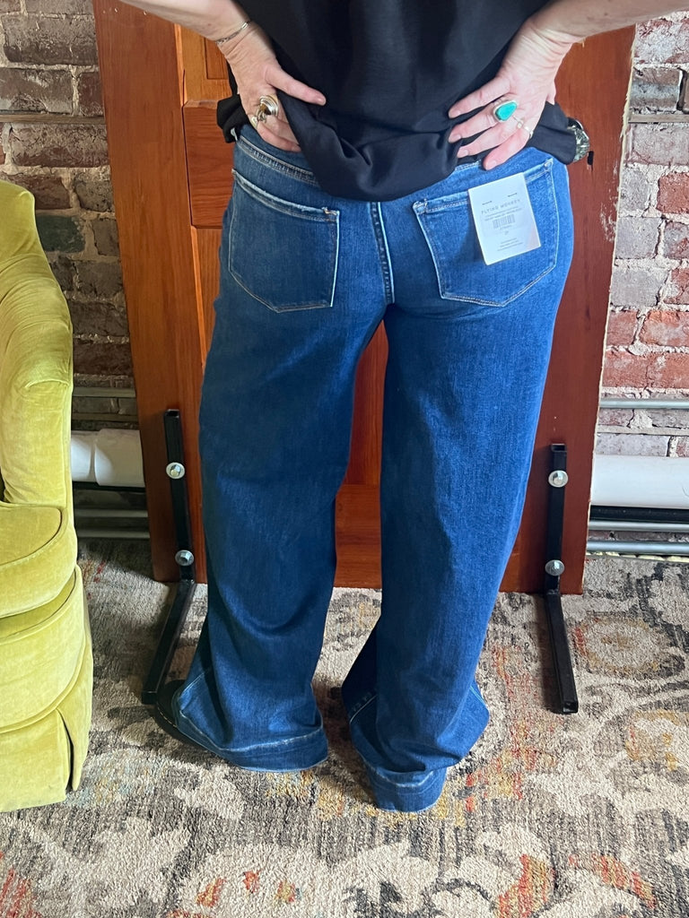 FLYING MONKEY WIDE LEG JEANS "DON'T SPEAK" - Main Street Threads