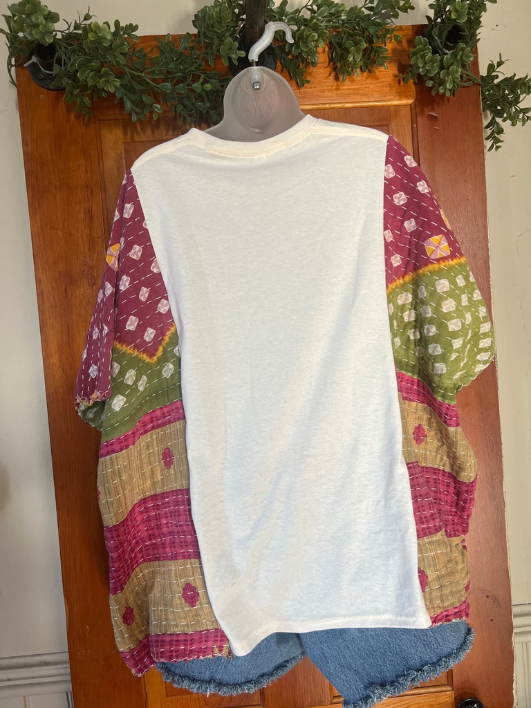 Griswold Tree Farm kantha poncho - Main Street Threads