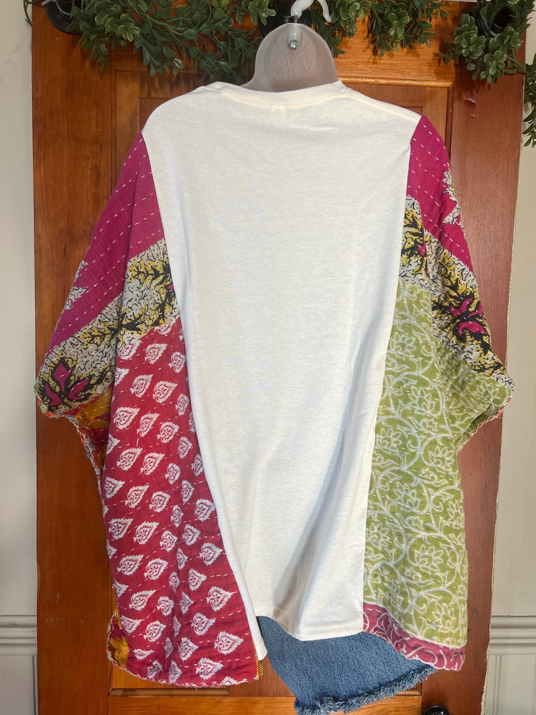 Griswold Tree Farm kantha poncho - Main Street Threads