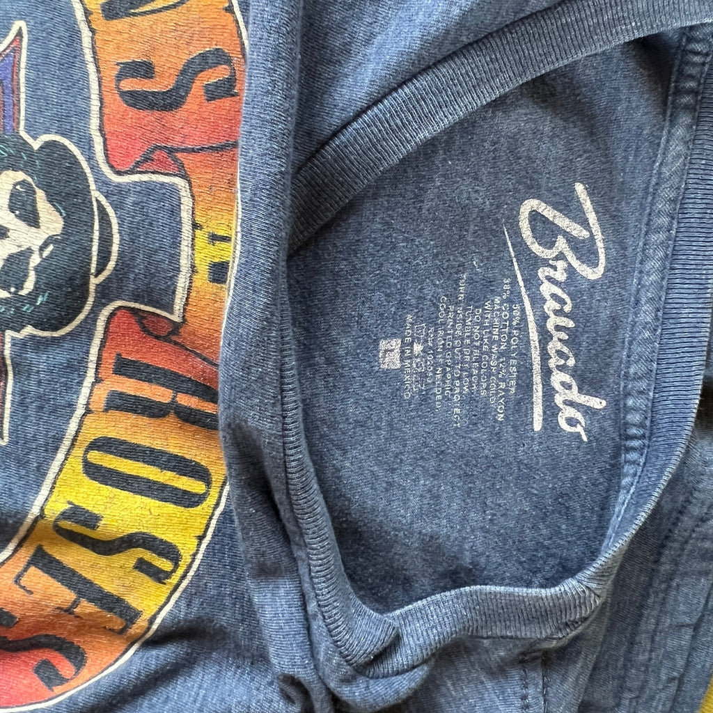 Guns - n - Roses Concert Kantha ruffle sleeves festival tee - Main Street Threads