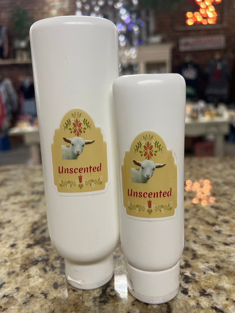Handmade Goat Milk Unscented lotion - Main Street Threads