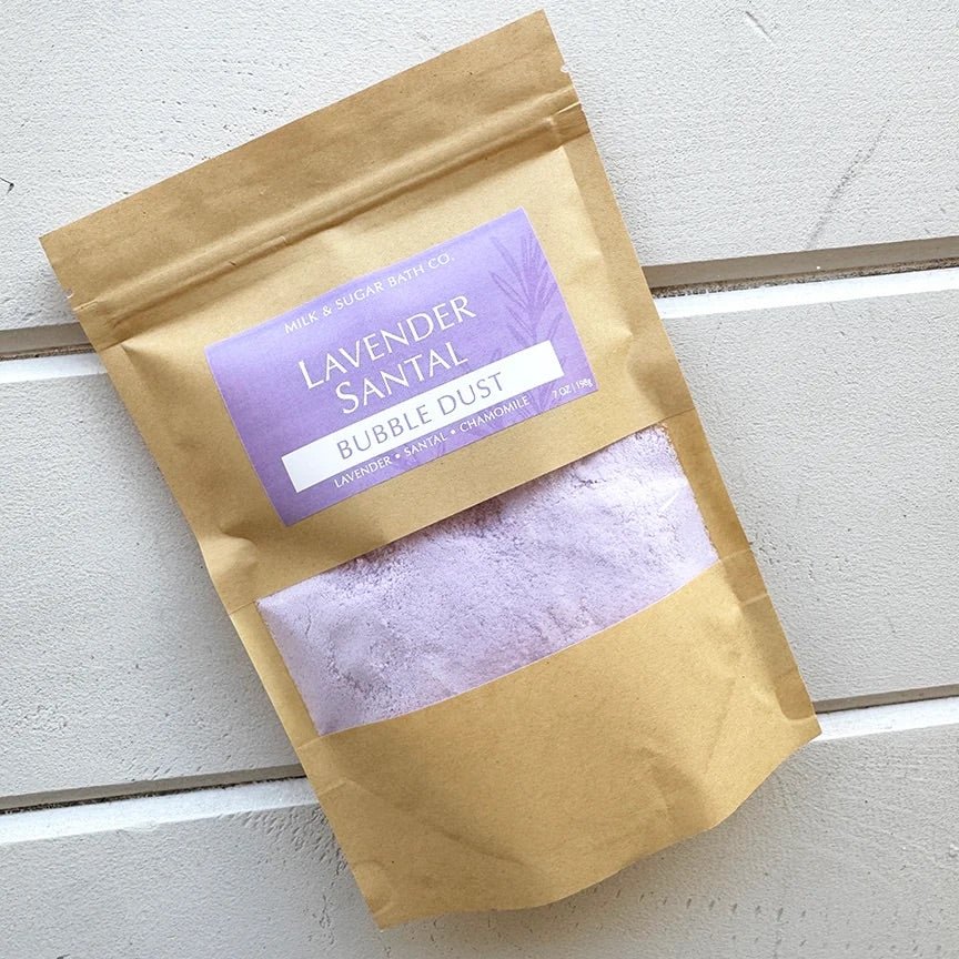 Handmade Lavender Santal Bubble Dust - Main Street Threads