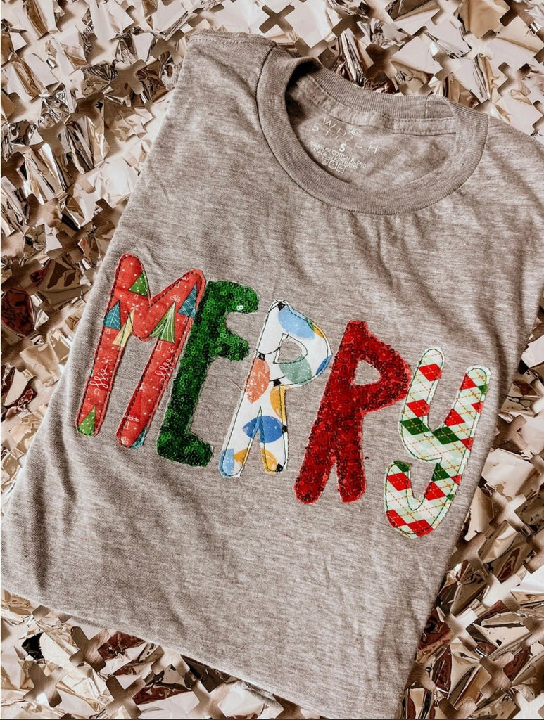 Handmade MERRY sweatshirt - Main Street Threads