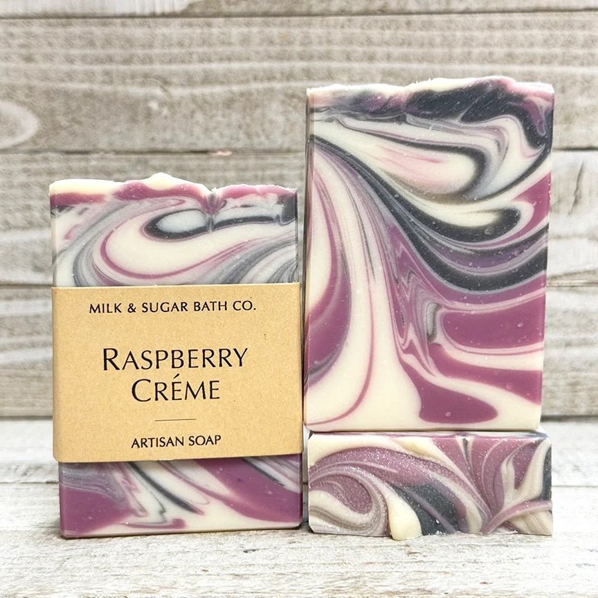 Handmade Rasberry Creme soap - Main Street Threads