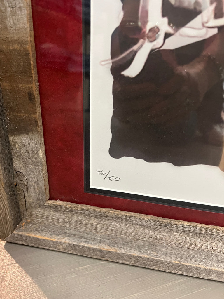 Helmet in hand Framed art - Main Street Threads