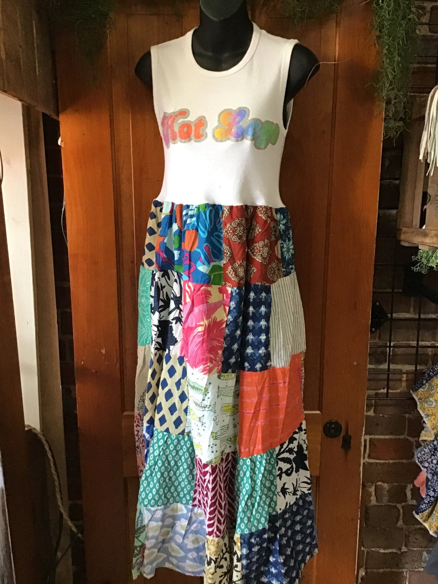 HOT LEGS patchwork tank dress – Main Street Threads