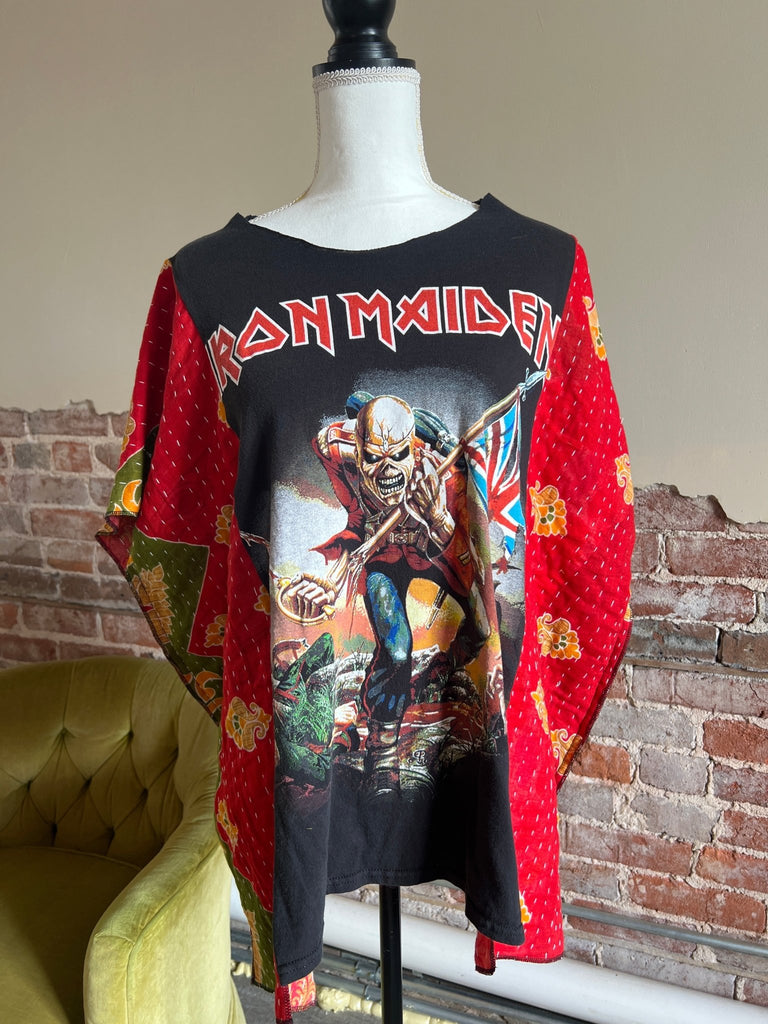 Iron Maiden Kantha poncho - Main Street Threads