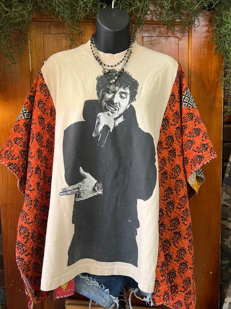 Jack Harlow kantha poncho - Main Street Threads