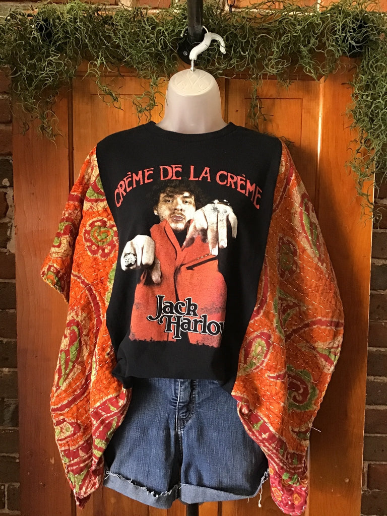 Jack Harlow kantha poncho - Main Street Threads
