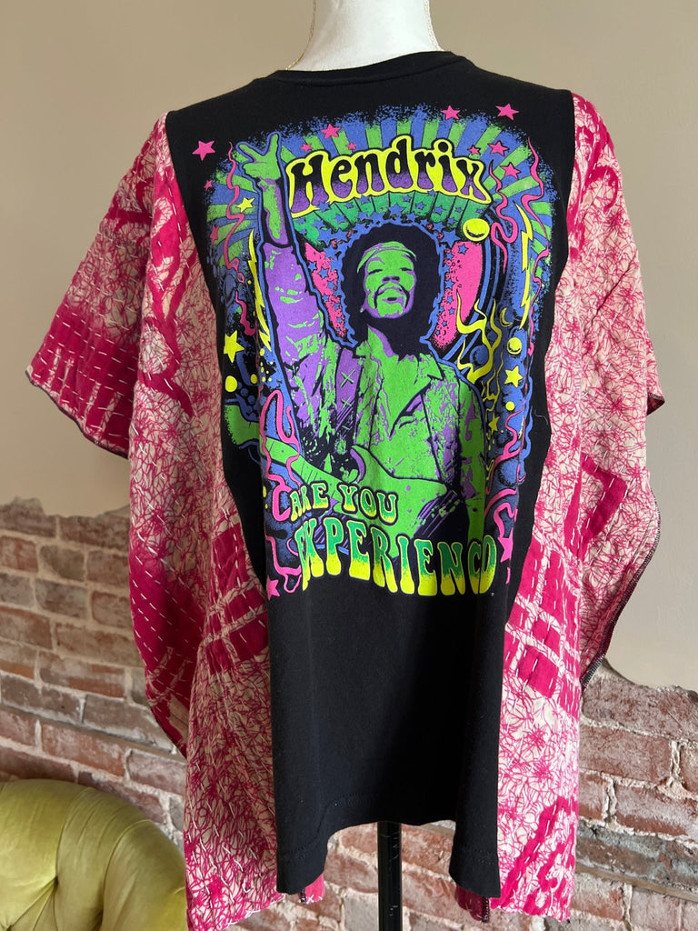 Jimi Hendrix Experience Kantha poncho - Main Street Threads