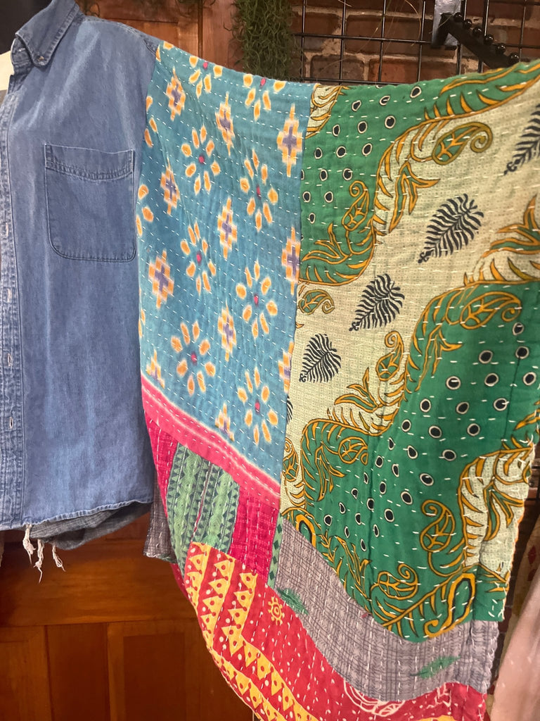 Joe's Denim kantha kimono - Main Street Threads