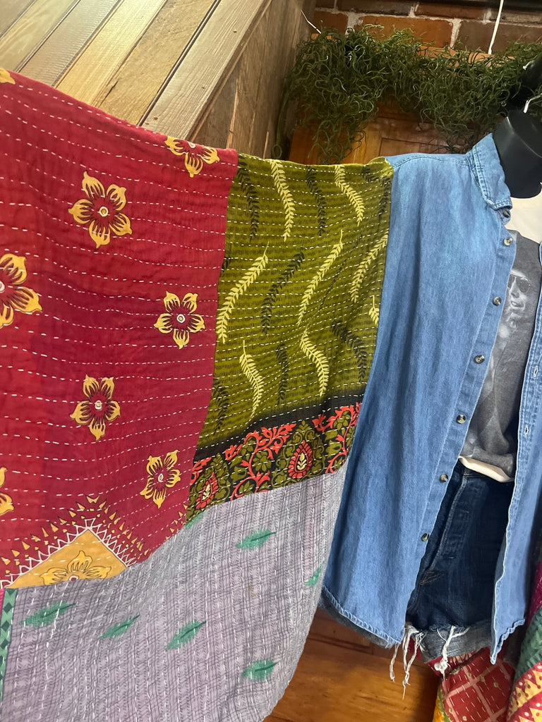 Joe's Denim kantha kimono - Main Street Threads