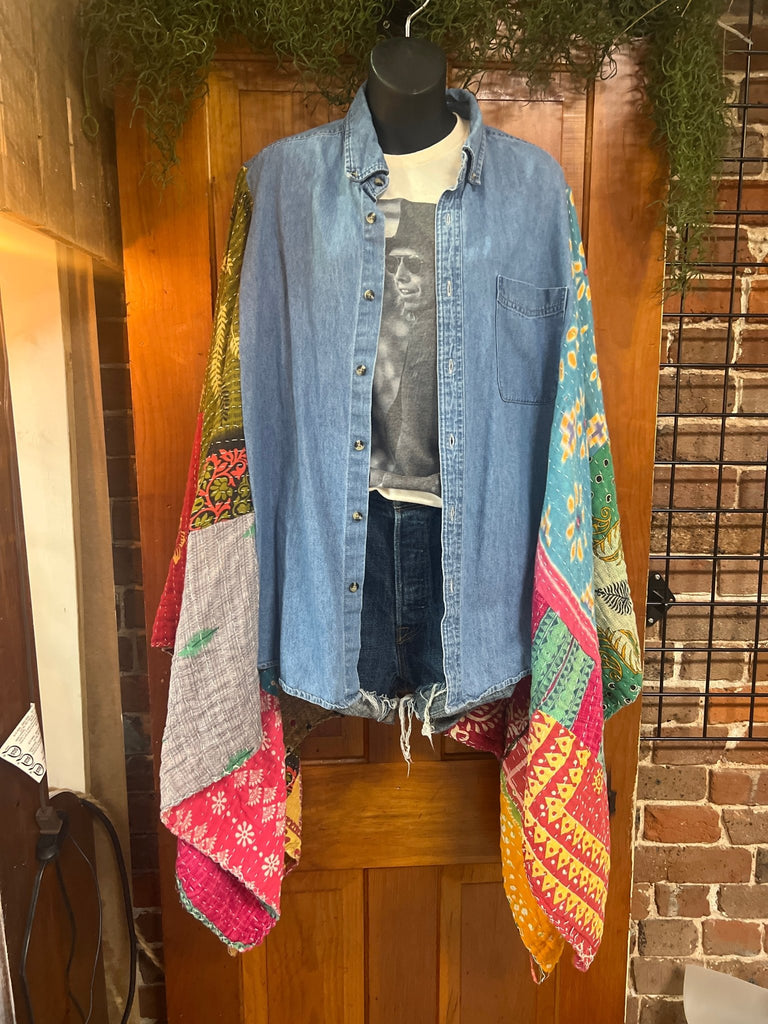 Joe's Denim kantha kimono - Main Street Threads