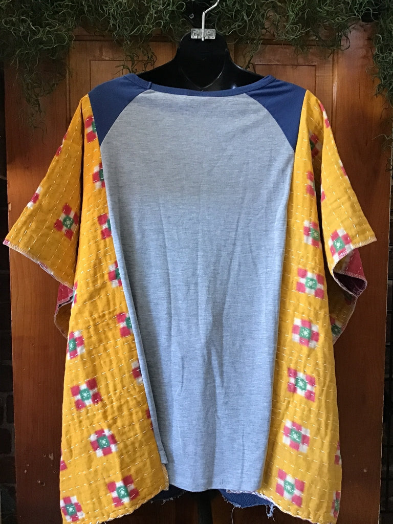 Journey “ESC 4P3” kantha poncho - Main Street Threads