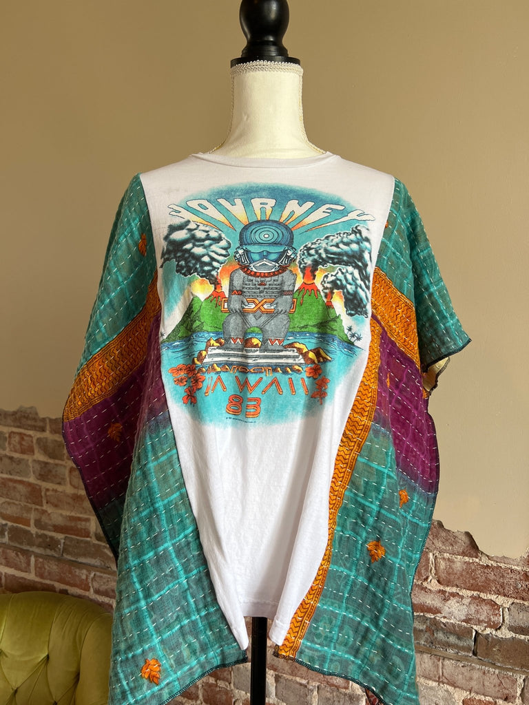 Journey Hawaii Kantha poncho - Main Street Threads