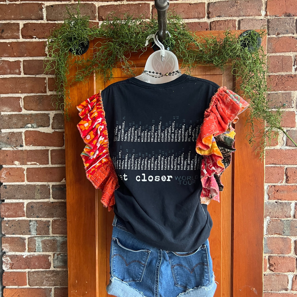 Keith Urban Concert Kantha ruffle sleeves festival tee - Main Street Threads