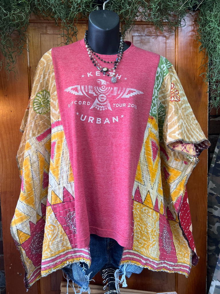 Keith Urban kantha poncho - Main Street Threads