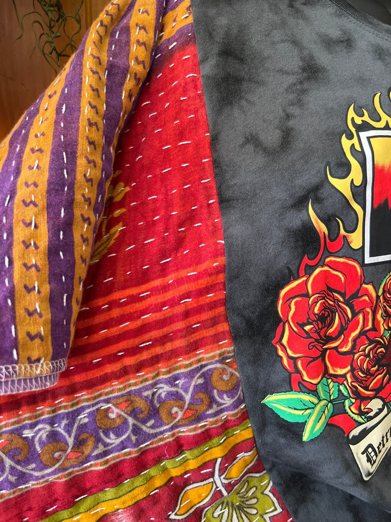 KISS Detroit Rock City kantha poncho - Main Street Threads