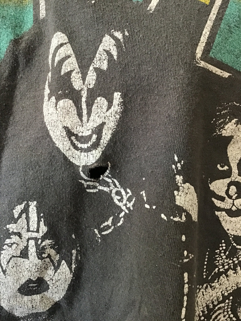Kiss Rock & Roll All Nite kantha poncho - Main Street Threads