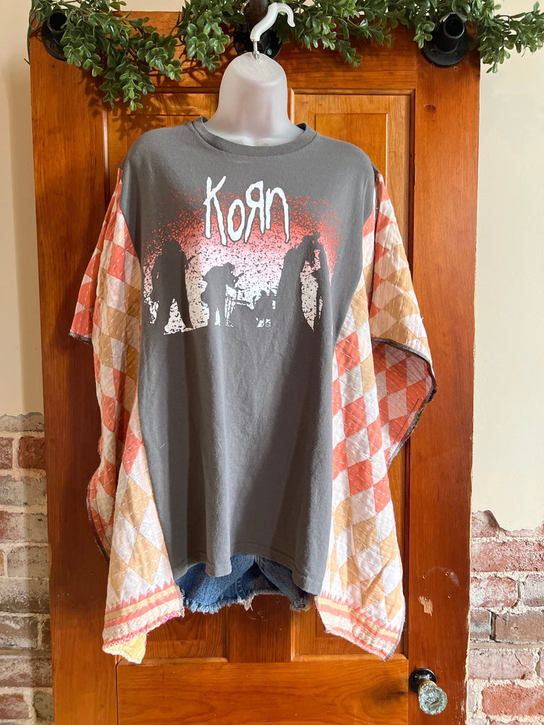 Korn kantha poncho - Main Street Threads