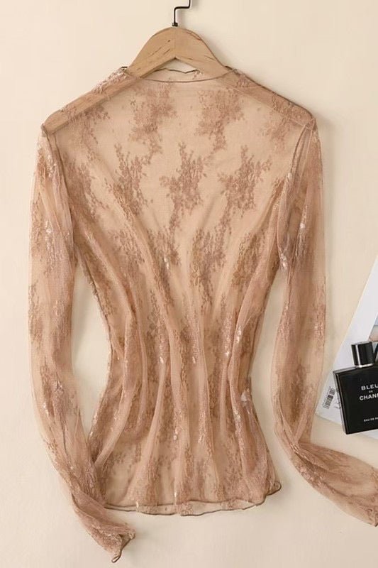 Lacey Mesh layering top - Main Street Threads
