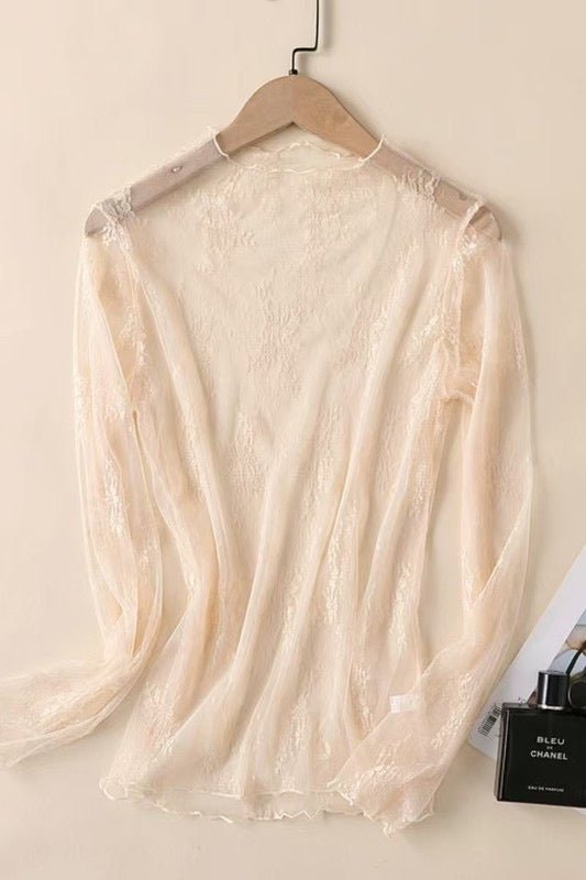Lacey Mesh layering top - Main Street Threads