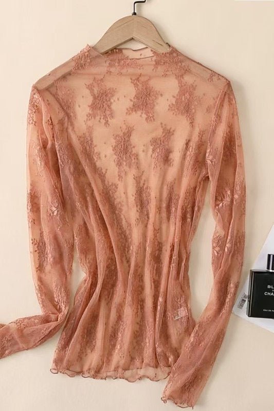 Lacey Mesh layering top - Main Street Threads