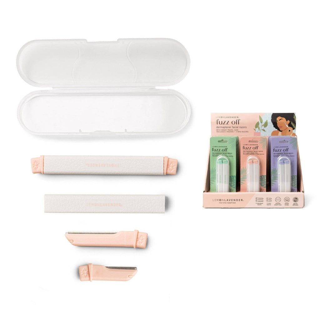 Lemon Lavender Fuzz Off Dermaplaner Facial Razor - Main Street Threads