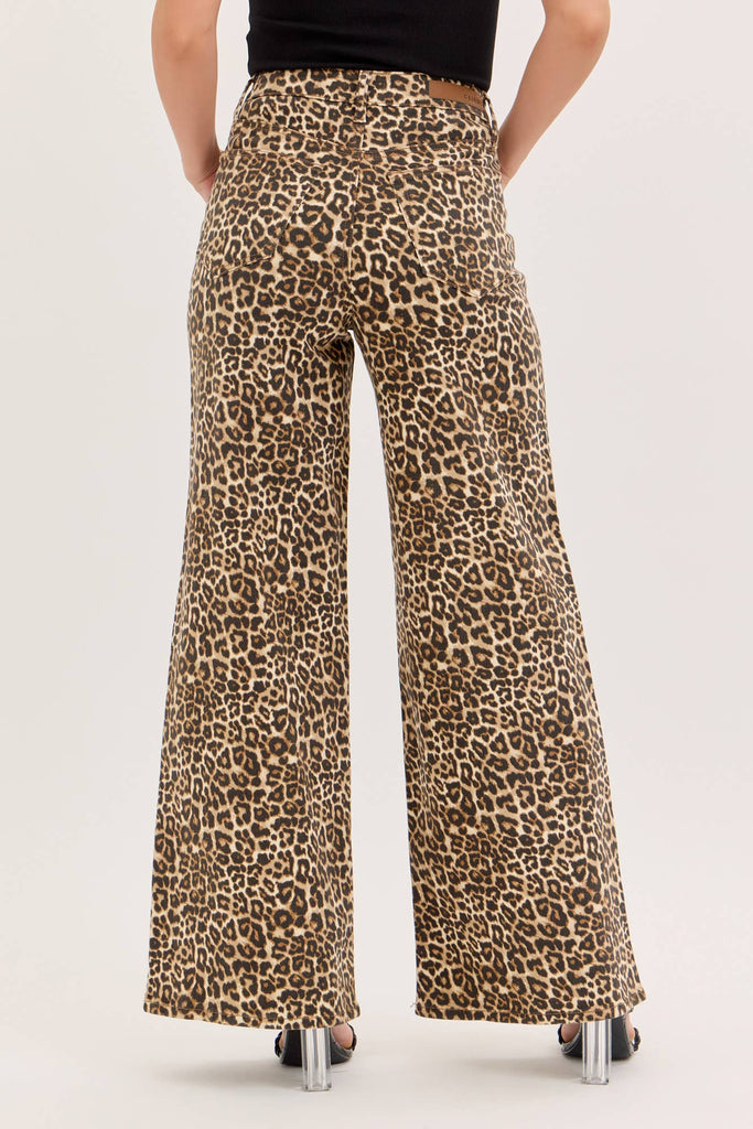 Leopard High Rise Wide Leg - Main Street Threads