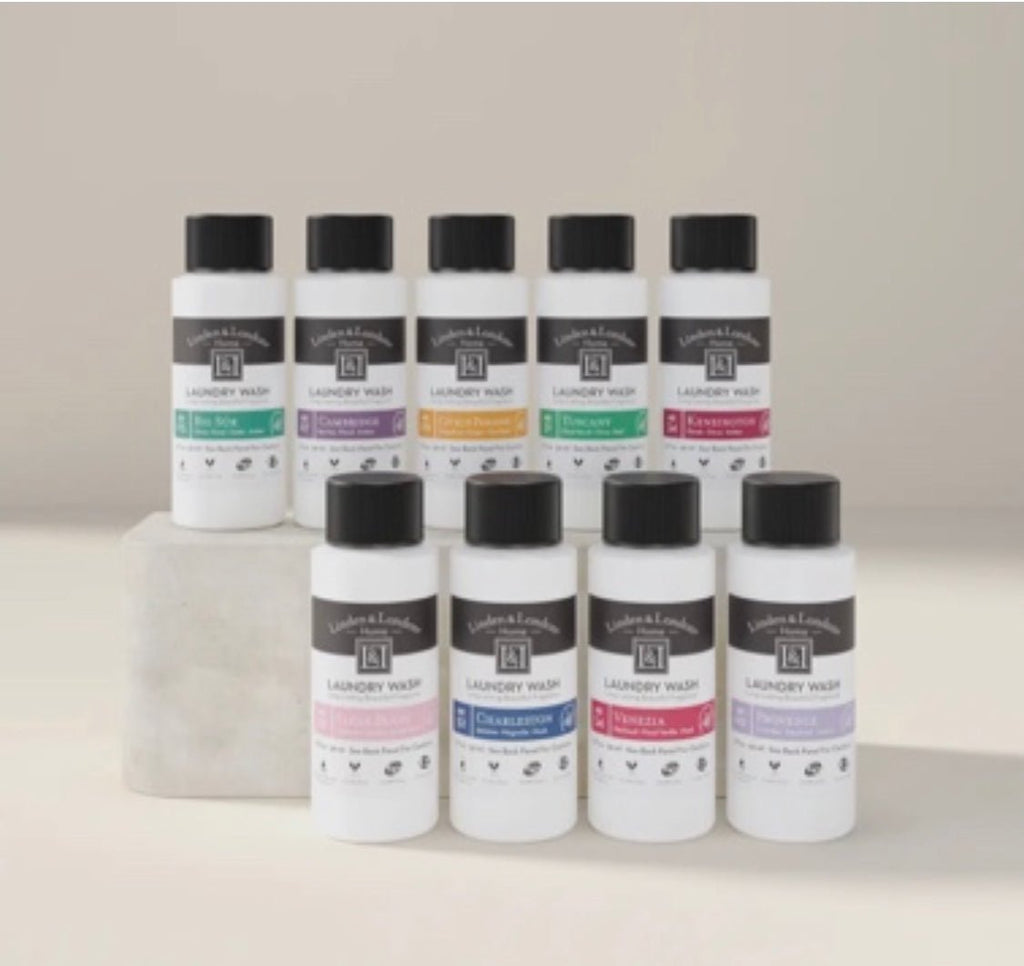 Linden & London - The Sampler - Laundry Wash SET OF 9; 2 Oz bottles - Main Street Threads